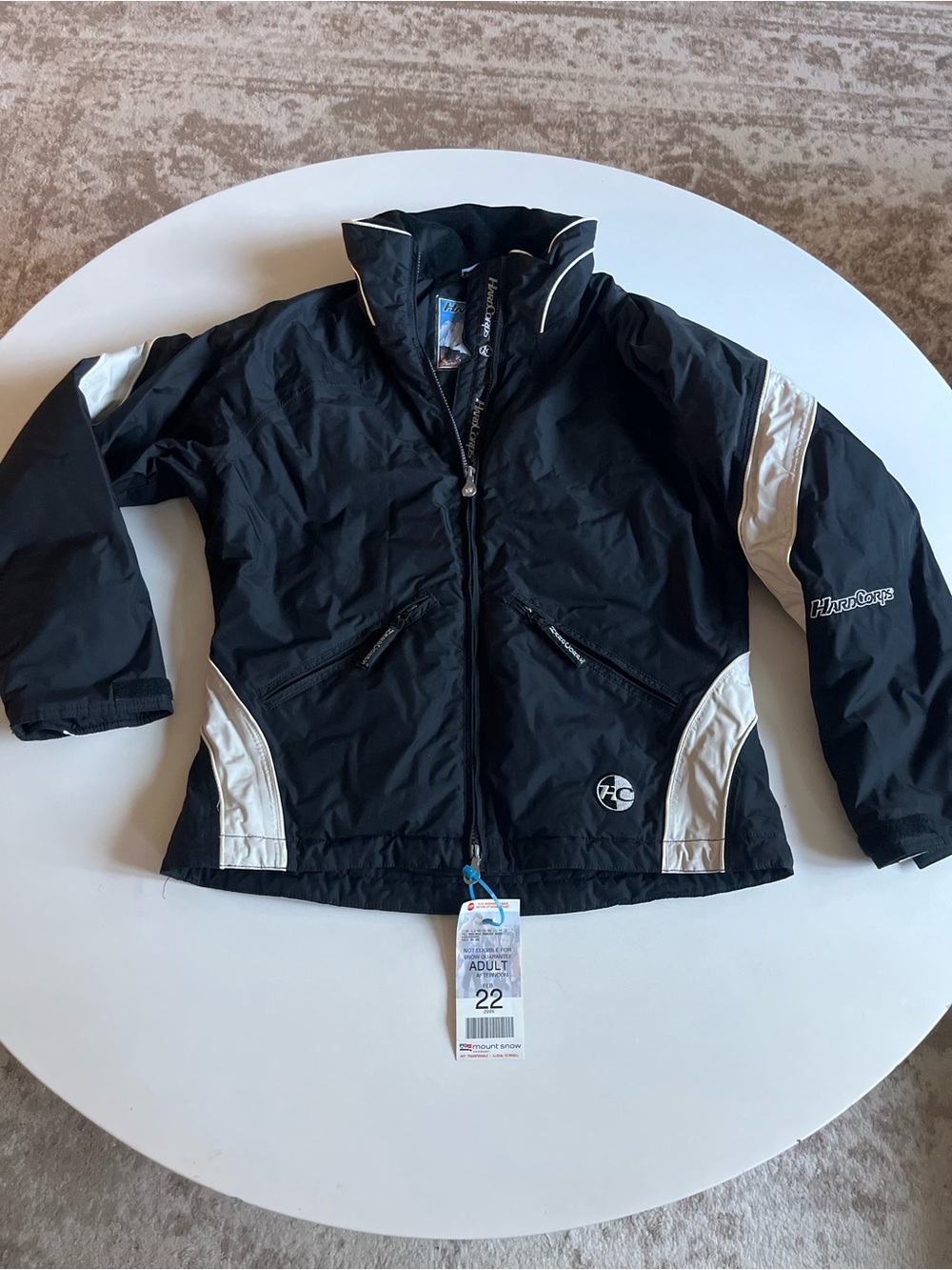 VINTAGE SKI JACKET, Size 8, Waterproof Winter Snow Coat